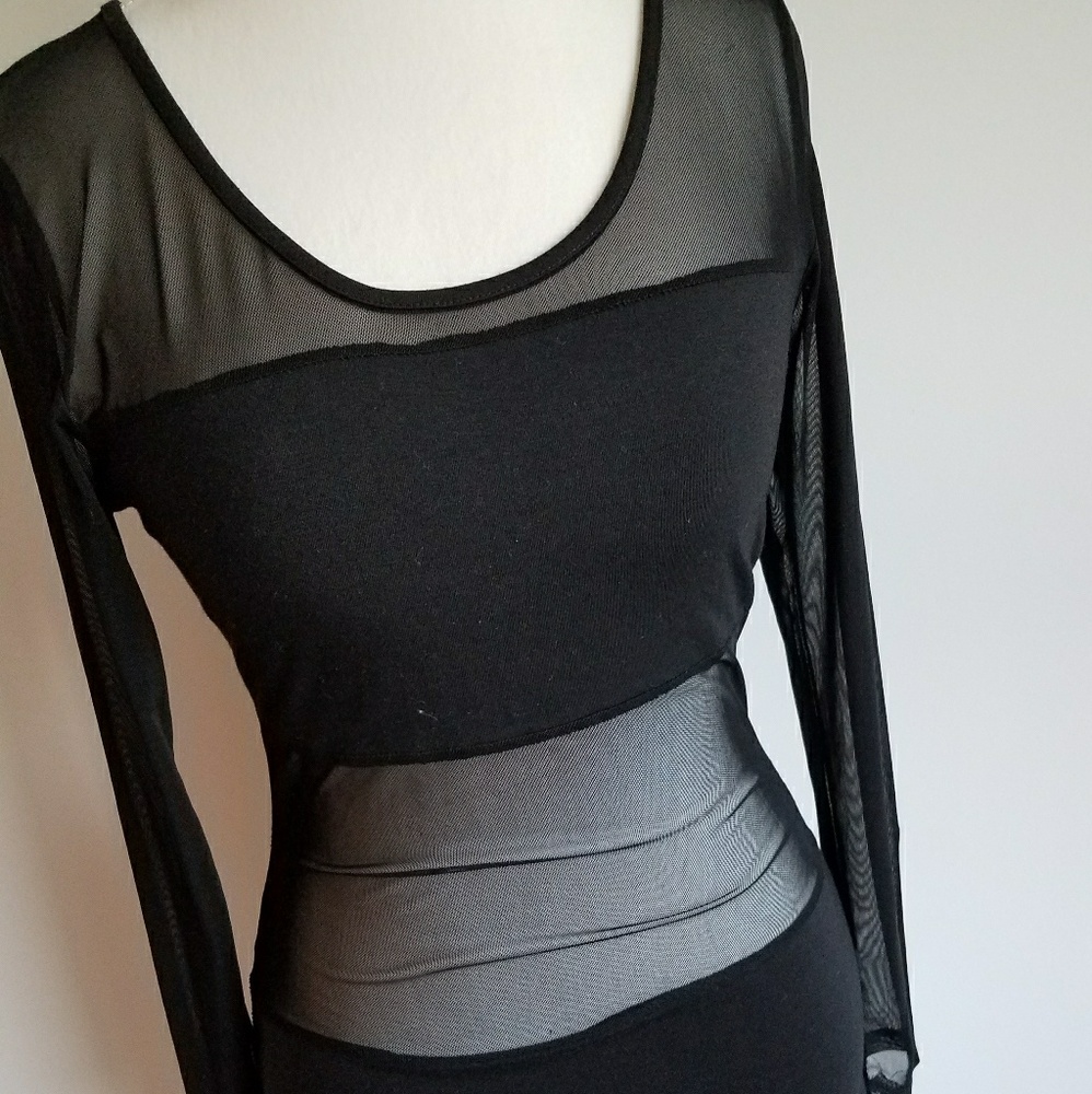 Blaquemarket Mesh Maxi Dress - Picture 4 of 4